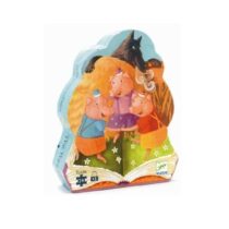 Puzzle pentru copii Djeco - Cei 3 Purcelusi