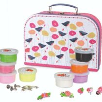 Set de modelaj cu plastilina, bijuterii cu flori