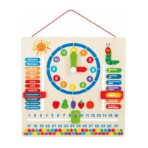 Jucărie educativă,The Very Hungry Caterpillar, Învață ceasul și calendarul, Small Foot