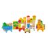 Set cuburi de construit din lemn, Animale de la Zoo, Small Foot