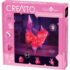 Creatto - Pisică, Figurina 3D de construit, cu leduri, Kosmos