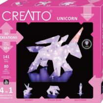 Creatto Unicorn, Figurina 3D de construit, cu leduri, Kosmos