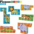 PicassoTiles, Set de cuburi magnetice puzzle Magic 9 piese