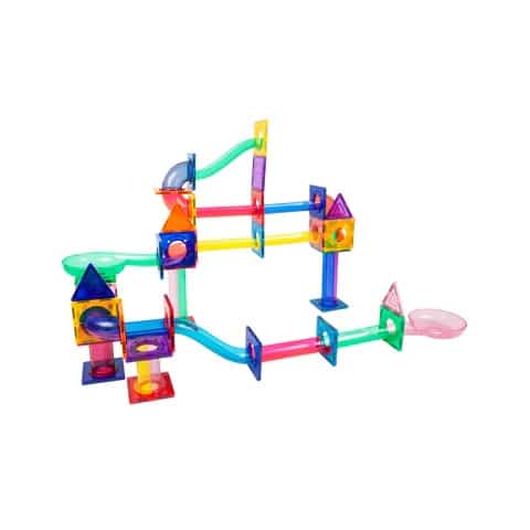 PicassoTiles, Traseu magnetic cu bile (Marble Run) 71 de piese