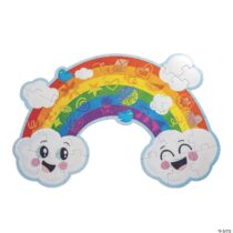 Puzzle de podea Curcubeu Vesel, Rainbow Floor Puzzle