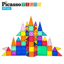 Set magnetic de construit PicassoTiles 101 piese