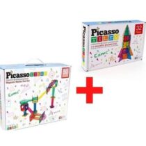 Oferta Picasso Tiles 1+1, Roket plus Pista cu bile  Picasso Tiles PTG50