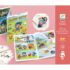 Atelier creativ, benzi desenate cu stickere, Djeco