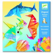 Joc creativ din hartie origami animale marine