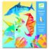 Joc creativ din hartie origami animale marine
