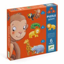 Puzzle gigant, animale salbatice, Djeco