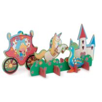 Puzzle 3D, Prințesa în caleașcă, Scratch