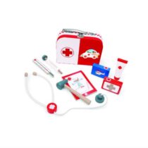 Trusă doctor pentru copii, Joc de rol, 8 piese, Scratch