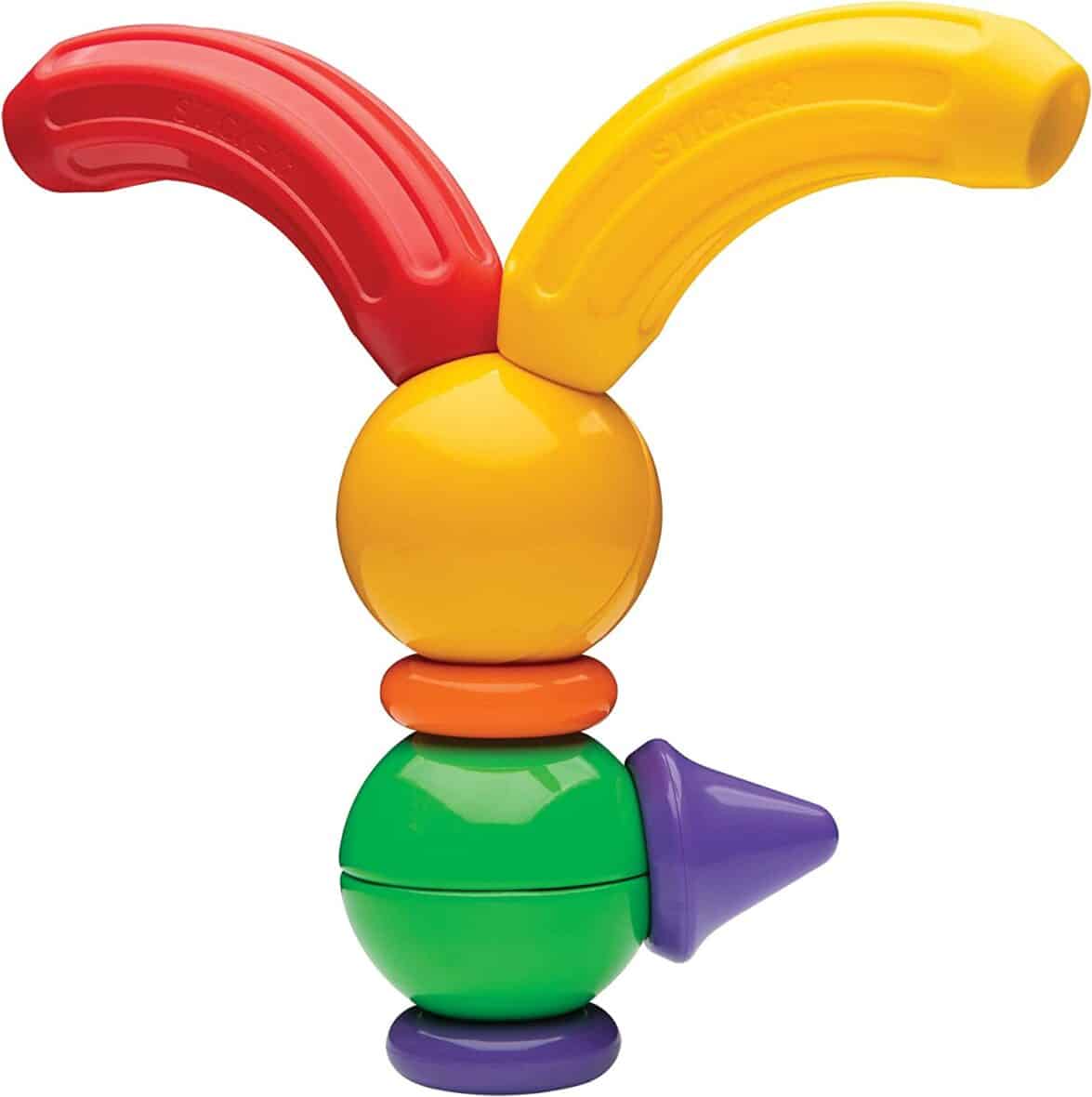 Joc Magnetic STEM, Stick-O Set Basic, 20 de piese model 5