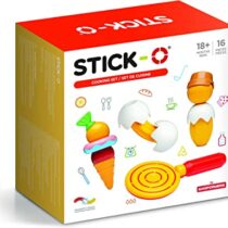 Joc magnetic STEM, Stick-O Primul set de gatit, 16 piese