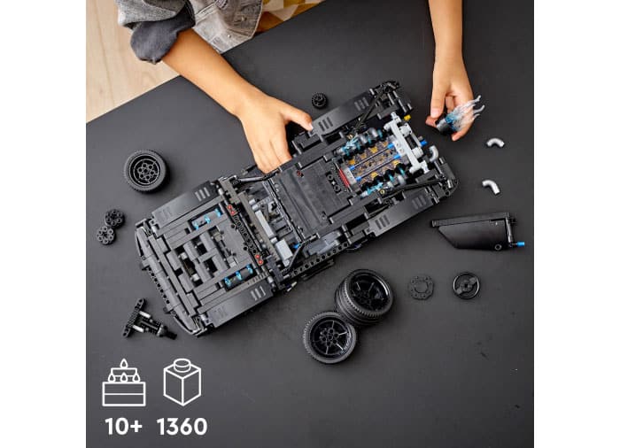 The Batman – Batmobil, LEGO Technic, 42127 montaj