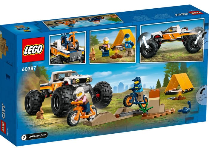 4×4 Off Roader, LEGO City, 60387 cutie verso