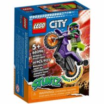 Motocicleta de cascadorii Wheelie, LEGO City, 60296