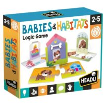 Puzzle Logic de asociere, Animale Puii si Habitate, Headu
