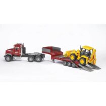 Camion Incarcare Mack Granite Si Buldoexcavator Jcb 4Cx, Bruder