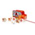 Jucarie de tras, cu forme, Camion cu animale de la circ, Scratch