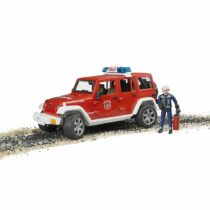 Masina de pompieri, Jeep Wrangler Unlimited Rubicon, Cu Figurina, Bruder