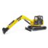 Mini Excavator CAT, jucarie, Bruder
