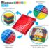 Picasso Tiles, Pachet Extensie 12 placi compatibile cuburi LEGO (o singura față)