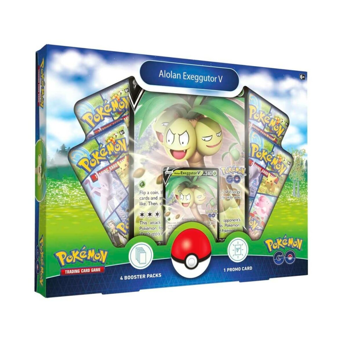 Pokémon TCG, Pokémon GO Collection, Alolan Exeggutor V