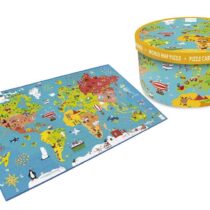 Puzzle harta lumii XXL, 150 piese, Scratch