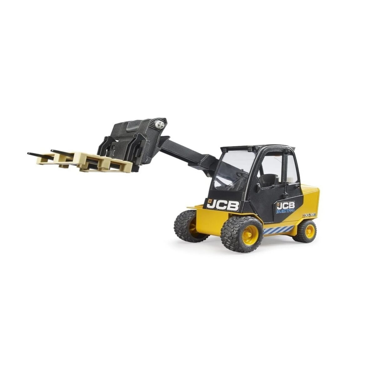 Teletruck JCB Cu Palet, jucărie, Bruder detalii 3
