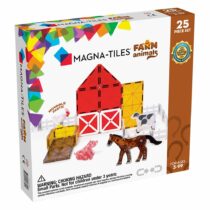 Magna-Tiles Farm Animals, set magnetic, 25 piese