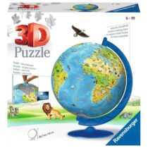 Puzzle 3D Copii, Globul Pământesc, Ravesburger, 180 Piese, copii 6 ani +