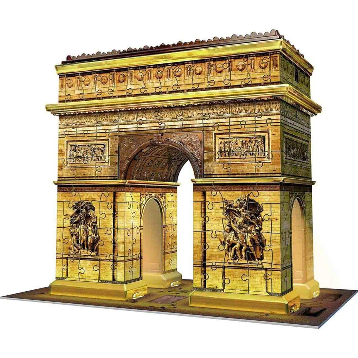 Puzzle 3D Led, Arcul De Triumf, Ravensburger, 216 Piese construit