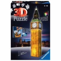 Puzzle 3D Luminos, Big Ben, Ravensburger, 216 Piese, 8 ani +