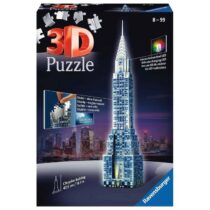 Puzzle 3D Luminos, Cladirea Chrysler, Ravensburger, 216 Piese