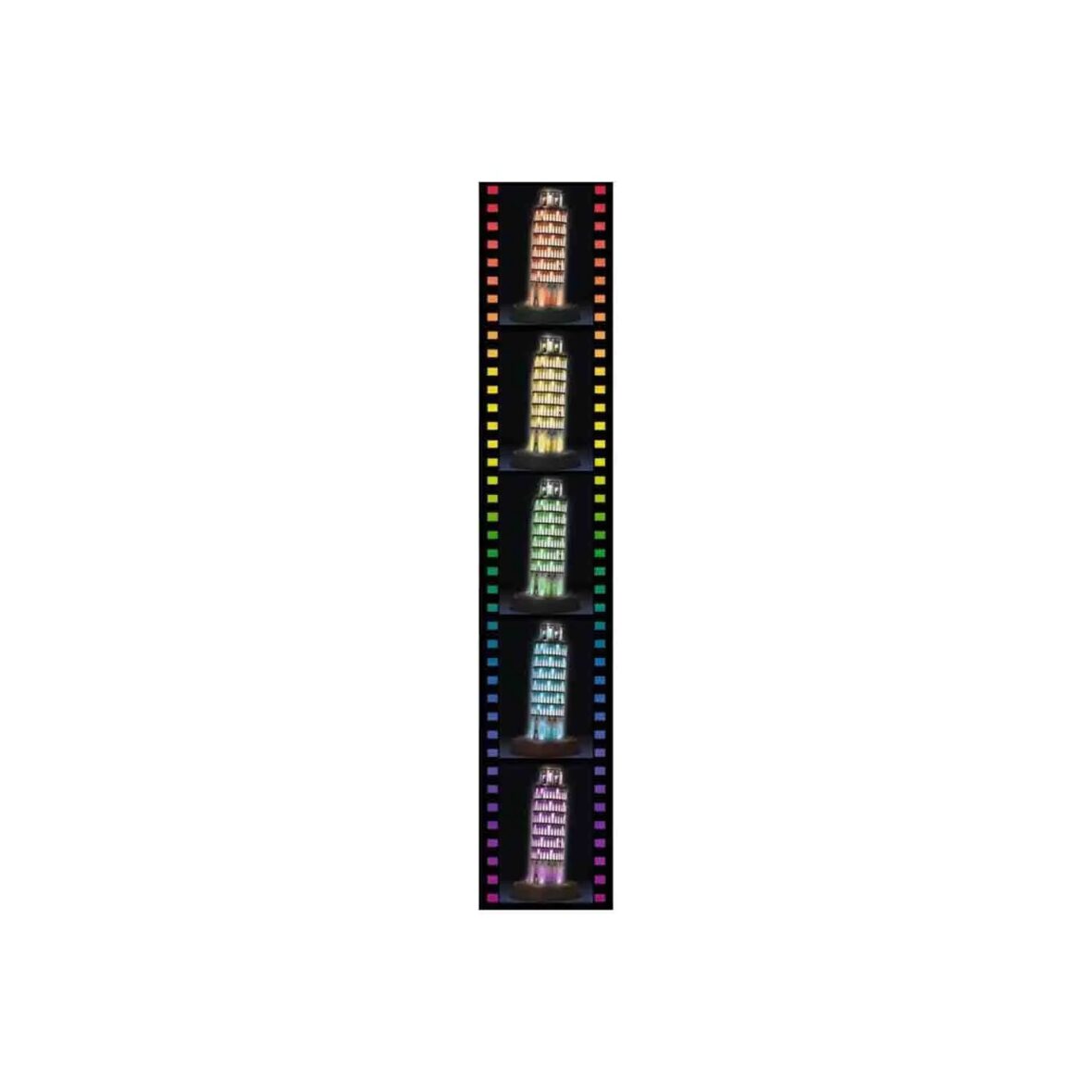 Puzzle 3D Luminos, Turnul Din Pisa, Ravensburger, 216 Piese culori
