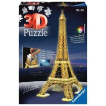 Puzzle 3D Luminos, Turnul Eiffel, Ravensburger, 216 Piese, 10 ani +