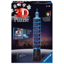 Puzzle 3D Luminos, Turnul Taipei, Ravensburger, 216 Piese, Puzzle copii 8 ani +