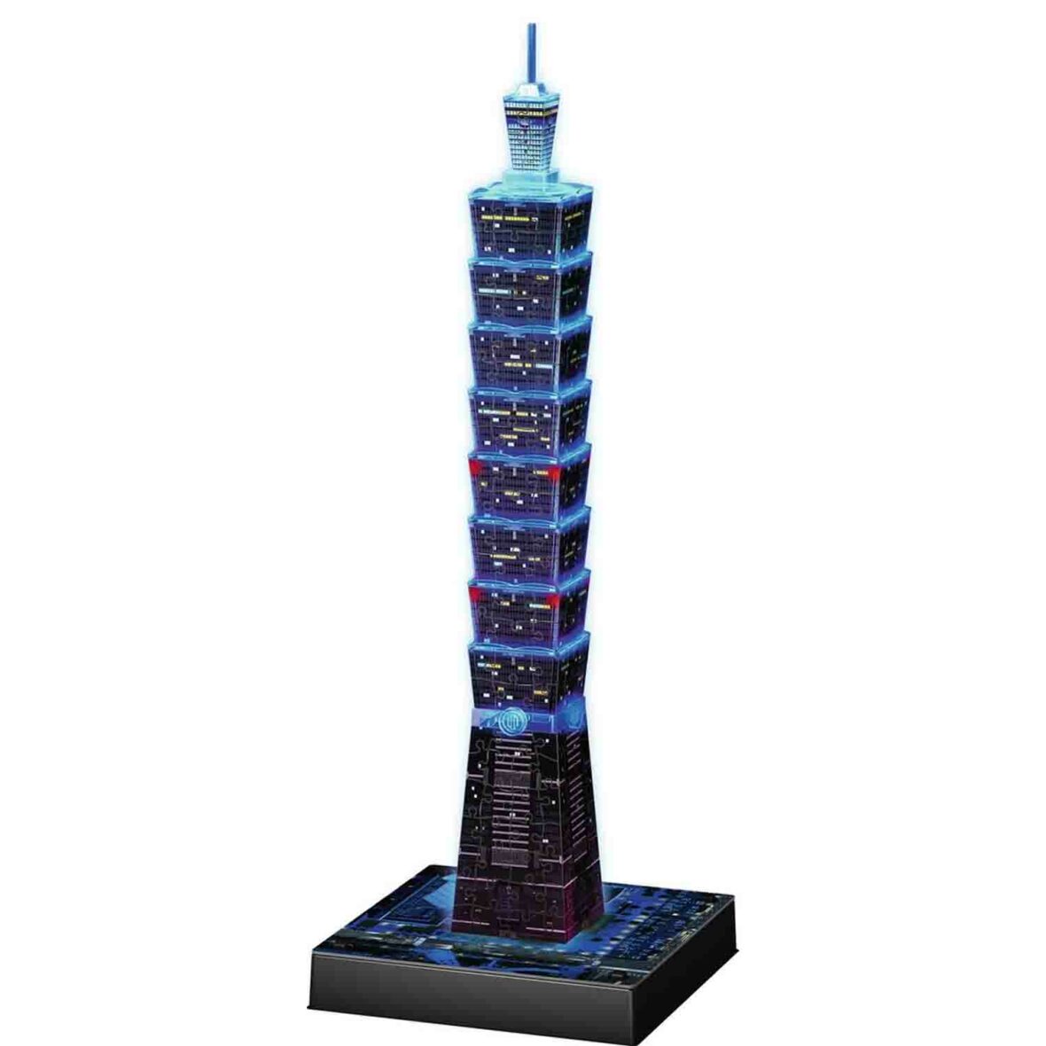 Puzzle 3D Luminos, Turnul Taipei, Ravensburger, 216 Piese construit