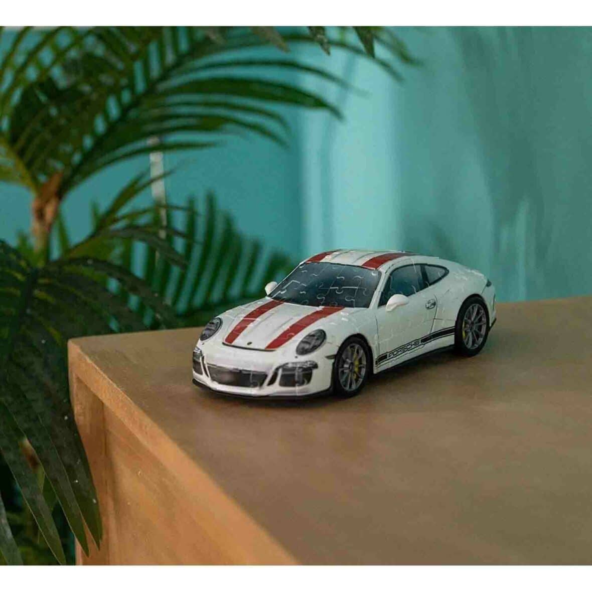 Puzzle 3D Porsche 911R, Ravensburger, 108 Piese, 10 ani + detalii model