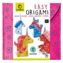 Set Creativ, Easy Origami, Unicorni, Ludattica, 6 ani +