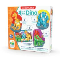 Set Primele Mele 4 Puzzle-Uri, Dinozauri, The Learning Journey