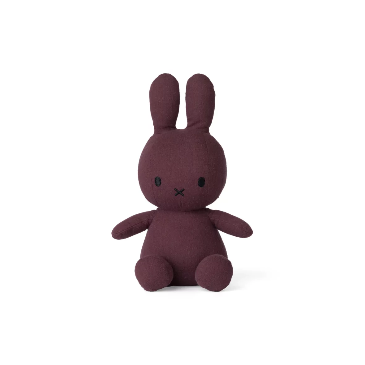 Jucărie de Pluș, Miffy Iepuraș în șezut, muselină mov , Bon Ton Toys, 33 cm