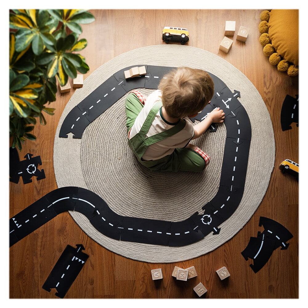 Traseu masinute Waytoplay, Expressway, 16 piese copil