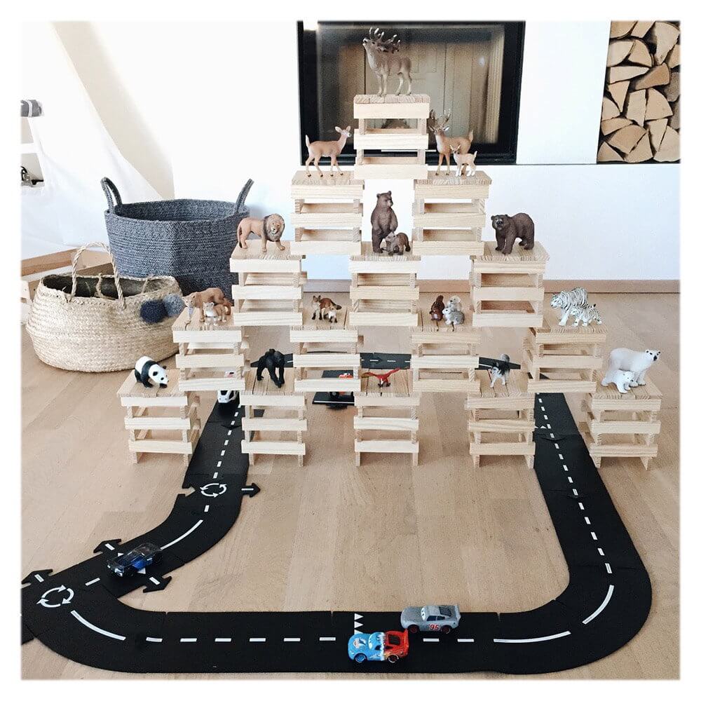 Traseu masinute Waytoplay, Expressway, 16 piese detalii