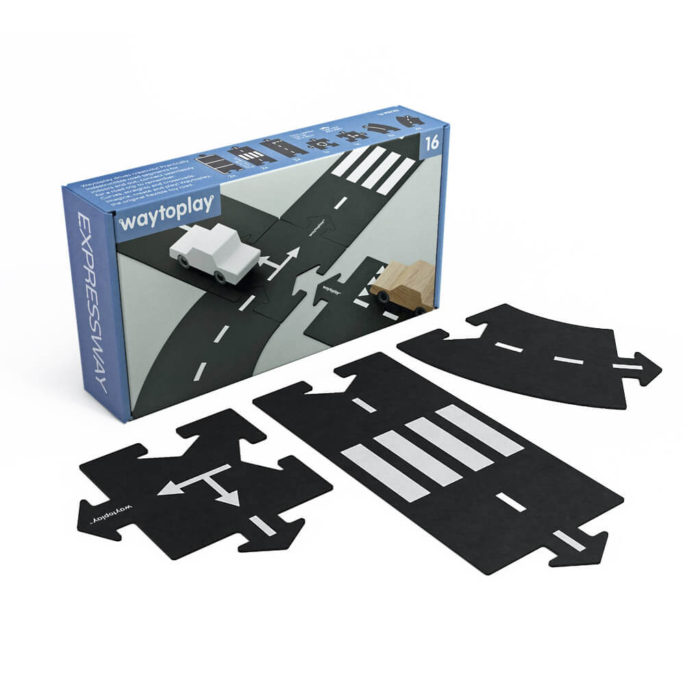 Traseu masinute Waytoplay, Expressway, 16 piese