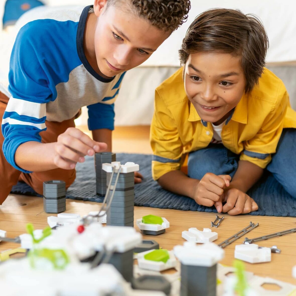 Joc STEM de construit, Traseu Gravitrax Starter Set XXL baieti