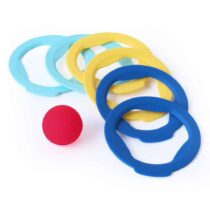 Ringo, set 6 inele cu mingiuta, Jucării de nisip, Quut Toys