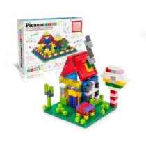 Set de 259 de piese, cărămizi magnetice și plăci de construcție, PicassoTiles